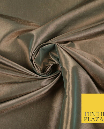 9 COLOURS - Plain Dyed Lightweight Faux Matte Silk TAFFETA Dress Lining Fabric