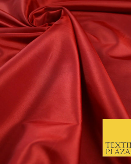 9 COLOURS - Plain Dyed Lightweight Faux Matte Silk TAFFETA Dress Lining Fabric