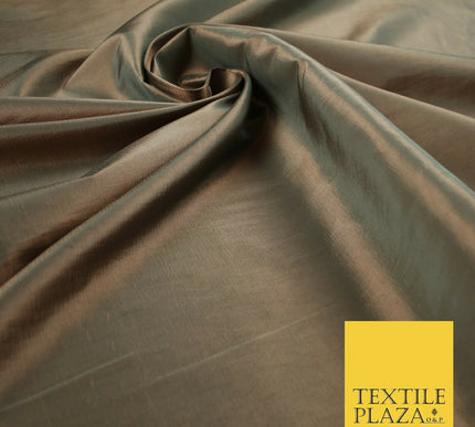 9 COLOURS - Plain Dyed Lightweight Faux Matte Silk TAFFETA Dress Lining Fabric