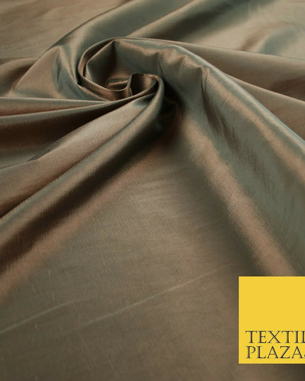 9 COLOURS - Plain Dyed Lightweight Faux Matte Silk TAFFETA Dress Lining Fabric