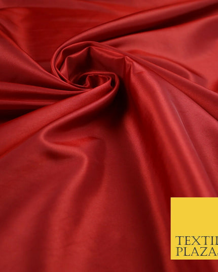 9 COLOURS - Plain Dyed Lightweight Faux Matte Silk TAFFETA Dress Lining Fabric