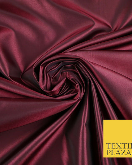 9 COLOURS - Plain Dyed Lightweight Faux Matte Silk TAFFETA Dress Lining Fabric