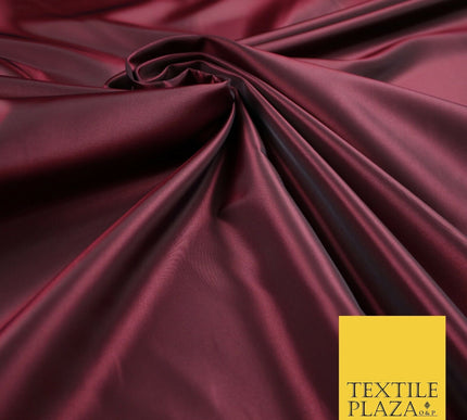 9 COLOURS - Plain Dyed Lightweight Faux Matte Silk TAFFETA Dress Lining Fabric