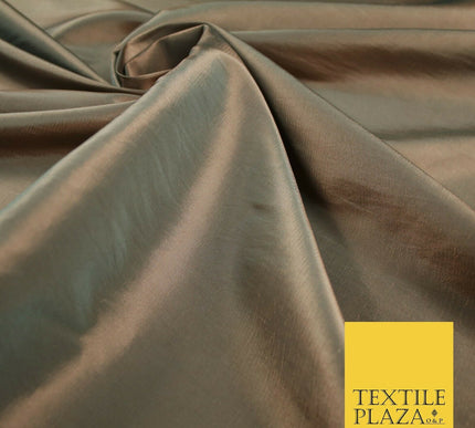 9 COLOURS - Plain Dyed Lightweight Faux Matte Silk TAFFETA Dress Lining Fabric