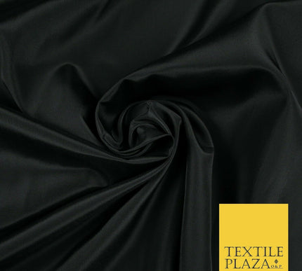 9 COLOURS - Plain Dyed Lightweight Faux Matte Silk TAFFETA Dress Lining Fabric