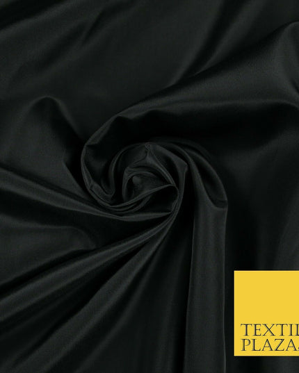 9 COLOURS - Plain Dyed Lightweight Faux Matte Silk TAFFETA Dress Lining Fabric