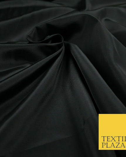 9 COLOURS - Plain Dyed Lightweight Faux Matte Silk TAFFETA Dress Lining Fabric