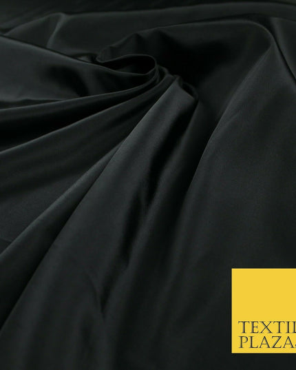 9 COLOURS - Plain Dyed Lightweight Faux Matte Silk TAFFETA Dress Lining Fabric