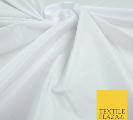 9 COLOURS - Plain Dyed Lightweight Faux Matte Silk TAFFETA Dress Lining Fabric
