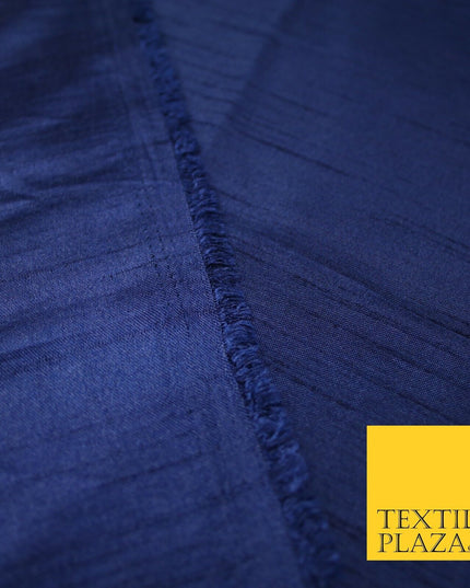 OVER 30 COLOURS - Faux Dupion Slub Silk Matte Shantung Fabric Material 44" Wide