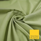Premium Plain 100% PURE COTTON Dress Craft Material - 5 COLOURS - 44" / 47" Wide