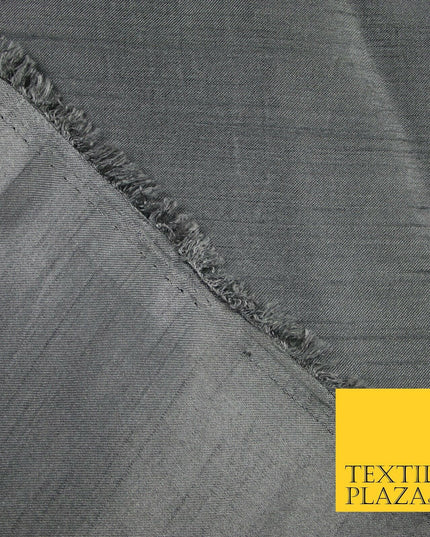 OVER 30 COLOURS - Faux Dupion Slub Silk Matte Shantung Fabric Material 44" Wide