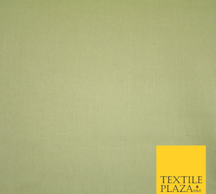 Premium Plain 100% PURE COTTON Dress Craft Material - 5 COLOURS - 44" / 47" Wide