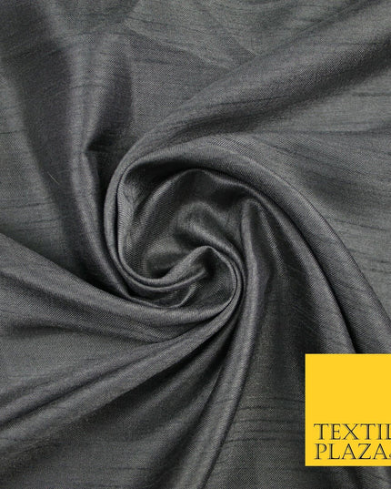 OVER 30 COLOURS - Faux Dupion Slub Silk Matte Shantung Fabric Material 44" Wide