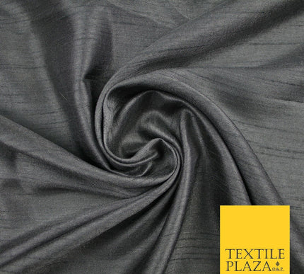 OVER 30 COLOURS - Faux Dupion Slub Silk Matte Shantung Fabric Material 44" Wide