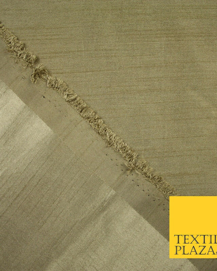 OVER 30 COLOURS - Faux Dupion Slub Silk Matte Shantung Fabric Material 44" Wide