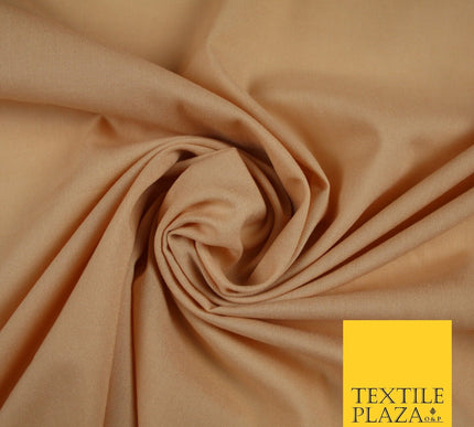 Premium Plain 100% PURE COTTON Dress Craft Material - 5 COLOURS - 44" / 47" Wide