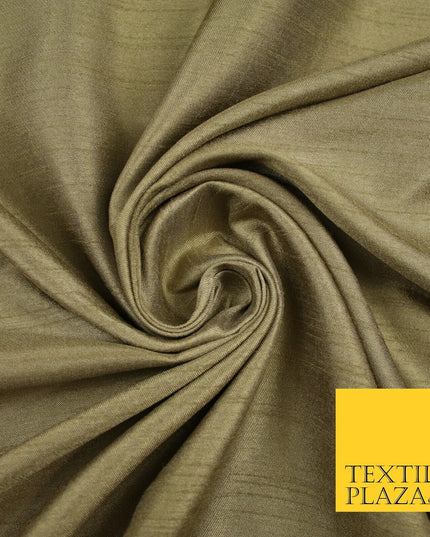 OVER 30 COLOURS - Faux Dupion Slub Silk Matte Shantung Fabric Material 44" Wide