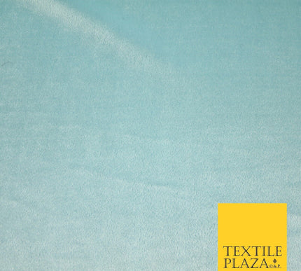 Luxury Soft Plain Velvet Velour Fabric Stretch Spandex Material - 6 COLOURS 55"