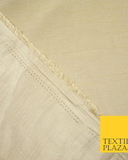 OVER 30 COLOURS - Faux Dupion Slub Silk Matte Shantung Fabric Material 44" Wide