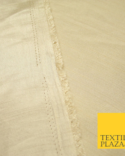 OVER 30 COLOURS - Faux Dupion Slub Silk Matte Shantung Fabric Material 44" Wide