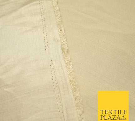 OVER 30 COLOURS - Faux Dupion Slub Silk Matte Shantung Fabric Material 44" Wide