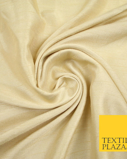 OVER 30 COLOURS - Faux Dupion Slub Silk Matte Shantung Fabric Material 44" Wide