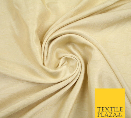 OVER 30 COLOURS - Faux Dupion Slub Silk Matte Shantung Fabric Material 44" Wide