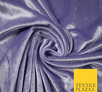 Luxury Soft Plain Velvet Velour Fabric Stretch Spandex Material - 6 COLOURS 55"