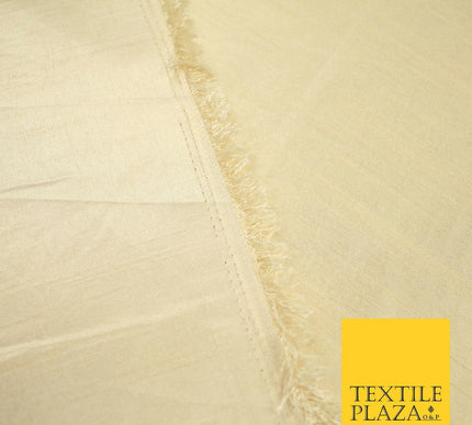 OVER 30 COLOURS - Faux Dupion Slub Silk Matte Shantung Fabric Material 44" Wide