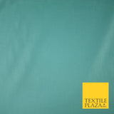 Premium Plain 100% PURE COTTON Dress Craft Material - 5 COLOURS - 44" / 47" Wide