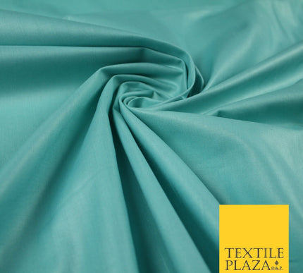 Premium Plain 100% PURE COTTON Dress Craft Material - 5 COLOURS - 44" / 47" Wide