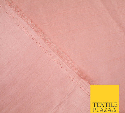 OVER 30 COLOURS - Faux Dupion Slub Silk Matte Shantung Fabric Material 44" Wide