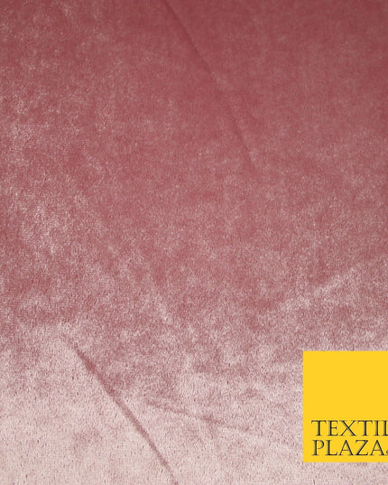 Luxury Soft Plain Velvet Velour Fabric Stretch Spandex Material - 6 COLOURS 55"
