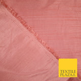 OVER 30 COLOURS - Faux Dupion Slub Silk Matte Shantung Fabric Material 44" Wide