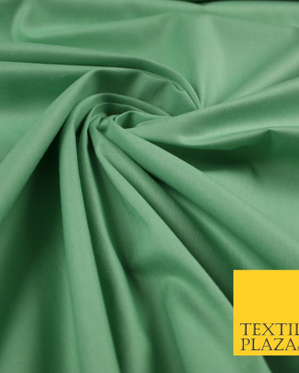 Premium Plain 100% PURE COTTON Dress Craft Material - 5 COLOURS - 44" / 47" Wide