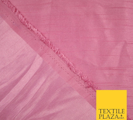OVER 30 COLOURS - Faux Dupion Slub Silk Matte Shantung Fabric Material 44" Wide