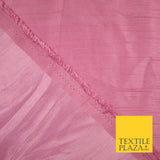 OVER 30 COLOURS - Faux Dupion Slub Silk Matte Shantung Fabric Material 44" Wide
