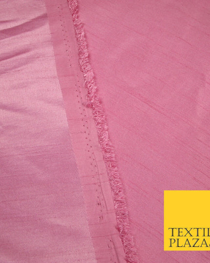 OVER 30 COLOURS - Faux Dupion Slub Silk Matte Shantung Fabric Material 44" Wide