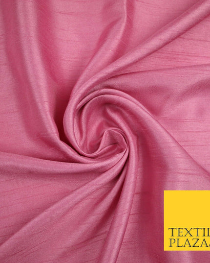 OVER 30 COLOURS - Faux Dupion Slub Silk Matte Shantung Fabric Material 44" Wide