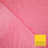 OVER 30 COLOURS - Faux Dupion Slub Silk Matte Shantung Fabric Material 44" Wide