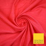 OVER 30 COLOURS - Faux Dupion Slub Silk Matte Shantung Fabric Material 44" Wide