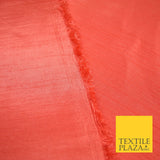 OVER 30 COLOURS - Faux Dupion Slub Silk Matte Shantung Fabric Material 44" Wide