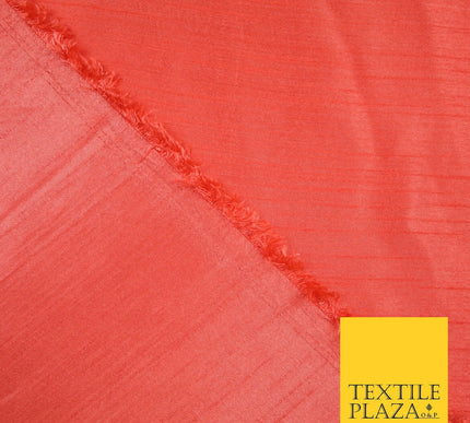 OVER 30 COLOURS - Faux Dupion Slub Silk Matte Shantung Fabric Material 44" Wide