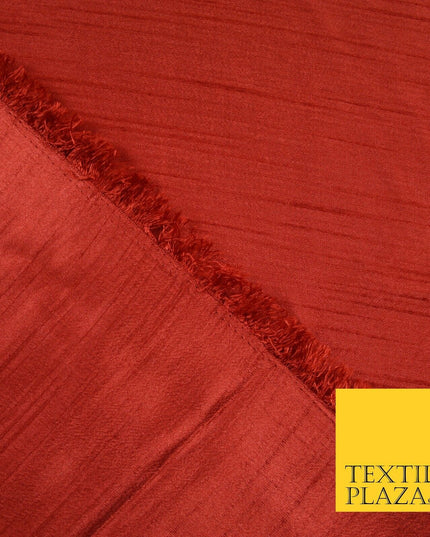 OVER 30 COLOURS - Faux Dupion Slub Silk Matte Shantung Fabric Material 44" Wide