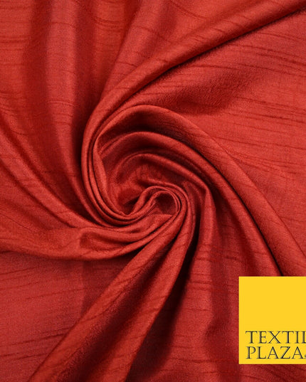 OVER 30 COLOURS - Faux Dupion Slub Silk Matte Shantung Fabric Material 44" Wide
