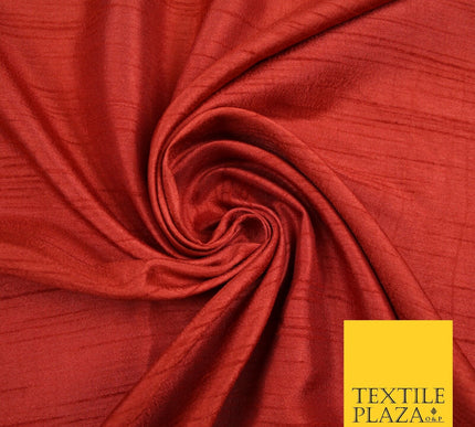 OVER 30 COLOURS - Faux Dupion Slub Silk Matte Shantung Fabric Material 44" Wide