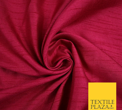 OVER 30 COLOURS - Faux Dupion Slub Silk Matte Shantung Fabric Material 44" Wide