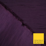 OVER 30 COLOURS - Faux Dupion Slub Silk Matte Shantung Fabric Material 44" Wide