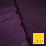 OVER 30 COLOURS - Faux Dupion Slub Silk Matte Shantung Fabric Material 44" Wide